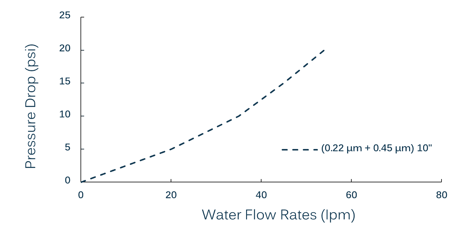 Nylon Cartridge Filter CFNN_Nupore_Flow rate